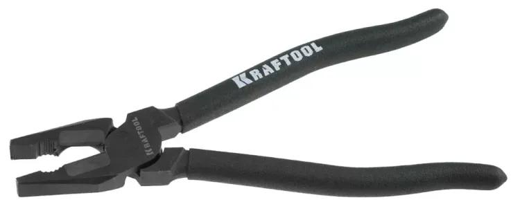 Плоскогубцы KRAFTOOL "KarbMax" комбинированные, с твердосплавными вставками, покрытие оксидированное с полировкой, 220мм 22018-1-22 купить в Когалыме