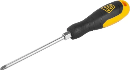 Отвертка JCB, хромомолибденовая сталь S2, двухкомпонентная рукоятка, магнитный наконечник, PH №2х125мм JSD004 купить в Когалыме