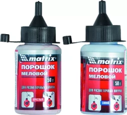 Порошок  меловой синий 115 г для разметочных шнуров  MATRIX 84860