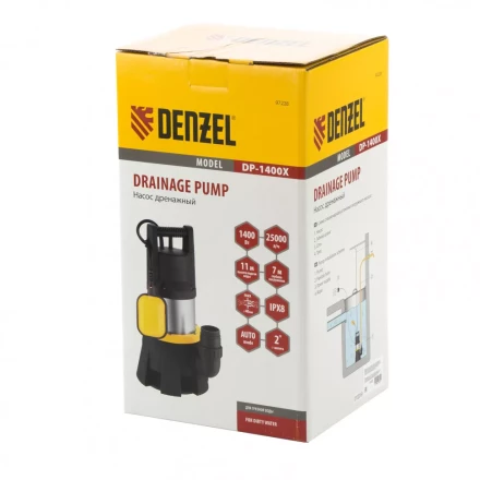 Дренажный насос Denzel DP1400X 97228 купить в Когалыме