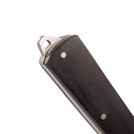 Нож электрика монтерский складной КВТ НМ-11 с изогнутым лезвием и дополнительной зоной для зачистки кабеля (102357) купить в Когалыме