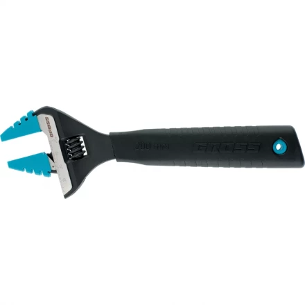 Ключ разводной 200 мм CrV тонкие губки защитные насадки GROSS 15568 купить в Когалыме