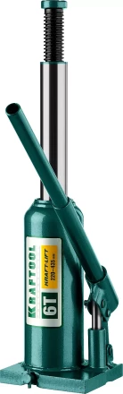 Домкрат гидравлический бутылочный "Kraft-Lift", сварной, 6т, 220-435мм, KRAFTOOL 43462-6 43462-6_z01 купить в Когалыме