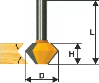 Фреза кром конусная ф381х222мм 225° хв 12м 10642 купить в Когалыме