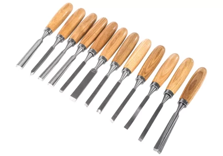 Набор стамесок STURM и резцов 12 шт, деревянная рукоятка купить в Когалыме