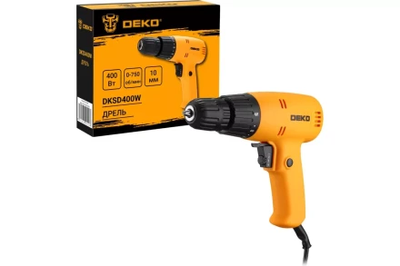 Дрель-шуруповерт сетевой DEKO DKSD400W, 063-4086 купить в Когалыме