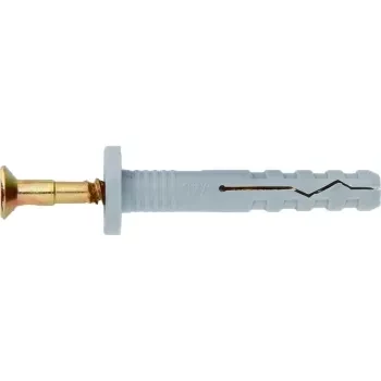 Дюбель-гвоздь СИБРТЕХ полипропиленовый с цилиндрическим бортиком 6х80 мм 100 шт 42146 купить в Когалыме