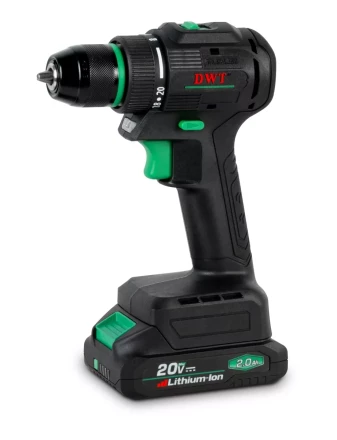 Бесщёточная аккумуляторная дрель-шуруповёрт DWT ABSP-20 DNM-2 BMC купить в Когалыме