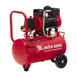 Компрессор безмасляный малошумный SPC 1500/24, 1500 Вт, ресивер 24 л, 260 л/мин// MTX 58139