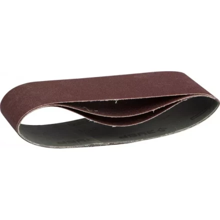 Лента шлифовальная бесконечная ЗУБР "МАСТЕР" на тканевой основе, для ЛШМ, P100, 75х457мм, 3шт 35541-100 купить в Когалыме