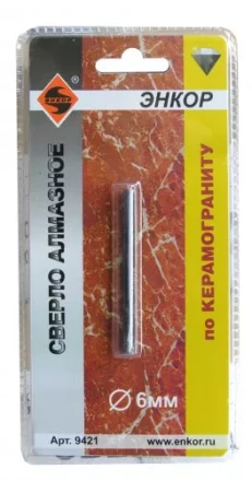 Сверло алмазное по керамограниту ф 6 мм 9421 купить в Когалыме