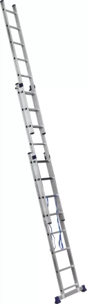 Лестница СИБИН универсальная, трехсекционная со стабилизатором, 8 ступеней 38833-08 купить в Когалыме