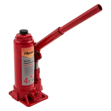 Домкрат гидравлический бутылочный, 4 т, h подъема 180–320 мм Sparta Compact 50339 купить в Когалыме