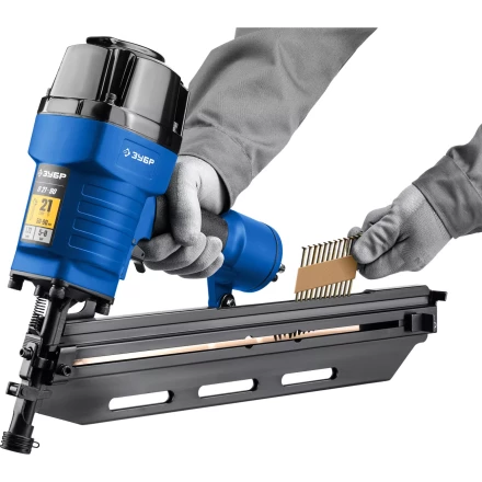 ЗУБР SN21 70 х 3.1 мм, реечные гвозди рифленые оцинкованные, 2400 шт (305396-70) купить в Когалыме