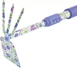 Мотыжка комбинированная трапеция и 3 зуба удлиненная обрезиненная рукоятка PALISAD 62048