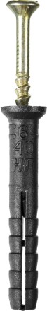 Дюбель-гвоздь полипропиленовый, потайный бортик, 6 x 40 мм, 125 шт, STAYER Master 30645-06-040 30645-06-040 купить в Когалыме