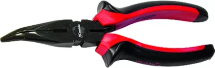 Длинногубцы Black Nickel 160 мм изогнутые двухкомпонентные рукоятки MATRIX 17458 купить в Когалыме