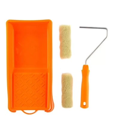 Малярный набор для фасадных работ: кювета 150 мм х 290 мм и мини-валик 110 мм Сибртех 80457 купить в Когалыме