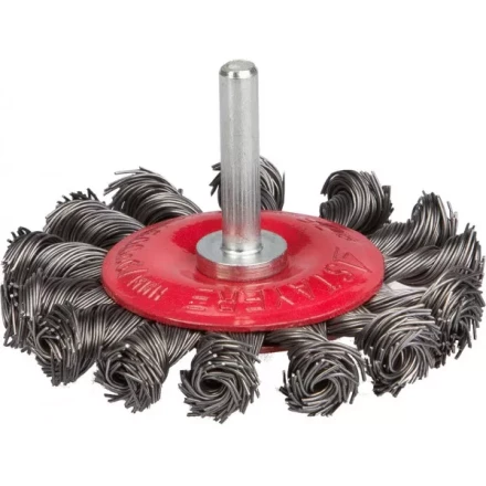 STAYER "PROFESSIONAL". Щетка дисковая для дрели, жгутированная стальная проволока 0,5мм, 75мм 35115-075_z01 купить в Когалыме