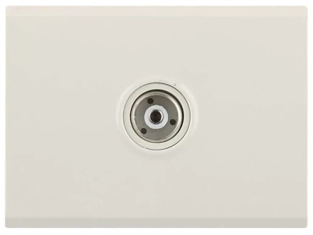 Розетка СВЕТОЗАР "ЭФФЕКТ" телевизионная, без вставки и рамки, цвет бежевый SV-54415-B купить в Когалыме