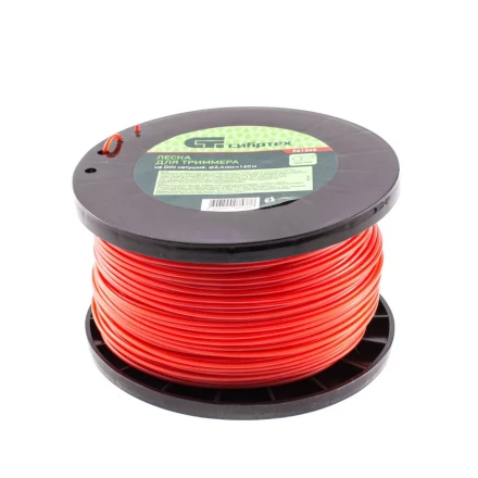 Леска для триммера круглая, на DIN катушке, 2.4 мм х 160 м, Россия Сибртех 961345 купить в Когалыме