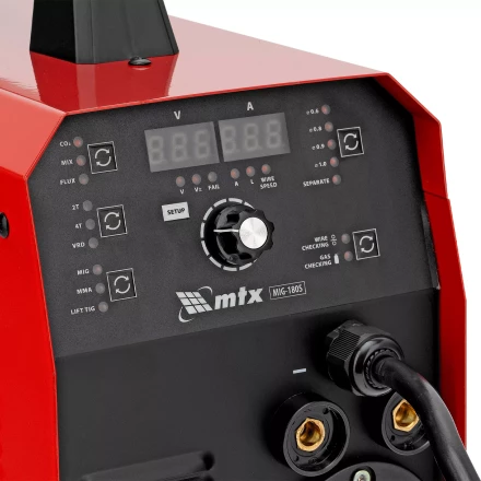 Аппарат инвертор. полуавтомат. cварки MTX MIG-180S 94302, 180A, ПВ 60%, катушка 5 кг купить в Когалыме