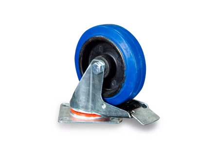 Колесо поворотное резина SRCLb 55 125 мм с тормозом (F) 1024396 купить в Когалыме