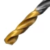 Сверло спиральное по металлу Denzel 5 х 132 мм, Р6М5, Golden Tip, удлиненное, 718254 купить в Когалыме