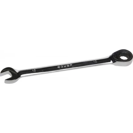 Ключ ЗУБР "ПРОФИ" гаечный комбинированный трещоточный, Cr-V сталь, хромированный, 10мм 27074-10 купить в Когалыме