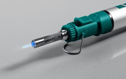 SolderGas 70A набор 3-в-1, газовый паяльник, горелка, фен, 30-70 Вт,  1300°С 55504-H3 купить в Когалыме