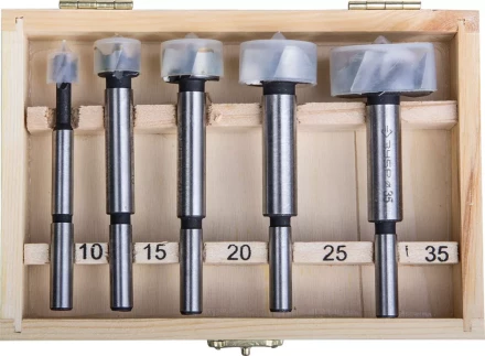 ЗУБР "МАСТЕР". Набор сверл Форстнера по дереву, 5шт 2994-H5 купить в Когалыме