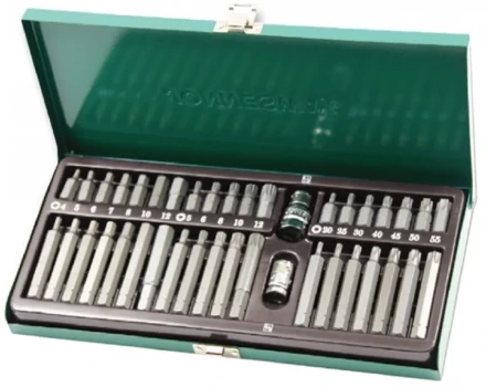 Набор вставок 4-12мм Т20-Т55 M5-M12 30/75мм 3/8"DR 1/2"DR 40предметов Jonnesway S29H4140S 47300 купить в Когалыме