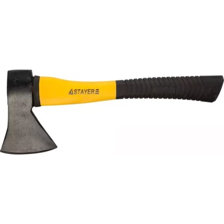 Топор STAYER "STANDARD" кованый, фиберглассовая рукоятка, 0,6кг 20621-06 купить в Когалыме