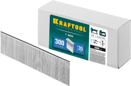 Гвозди тип 18GA (47 / 300 / F) 5000 шт 31785-35 купить в Когалыме