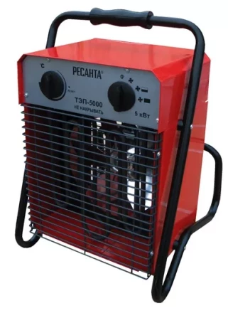 Тепловая пушка электрическая РЕСАНТА ТЭП-5000 купить в Когалыме