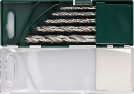 Набор сверл по дереву, KRAFTOOL 29400-H5, 5шт(4-10мм), двухленточных, спиральных 29400-H5 купить в Когалыме