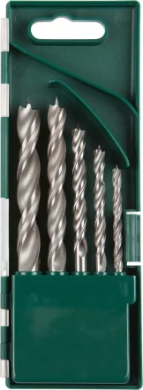 Набор сверл по дереву, KRAFTOOL 29400-H5, 5шт(4-10мм), двухленточных, спиральных 29400-H5 купить в Когалыме