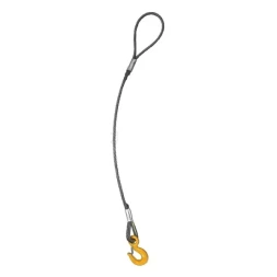 Строп канатный одноветвевой 1СК 0.8 т L=3 м с кч din 1.0 т опрессовка