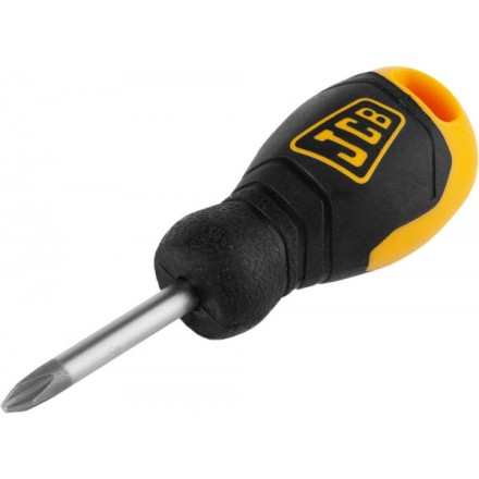 Отвертка JCB, хромомолибденовая сталь S2, двухкомпонентная рукоятка, магнитный наконечник, PH №2х40мм JSD001 купить в Когалыме