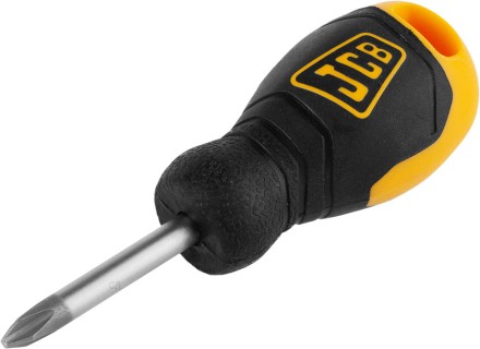 Отвертка JCB, хромомолибденовая сталь S2, двухкомпонентная рукоятка, магнитный наконечник, PH №2х40мм JSD001 купить в Когалыме