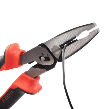 Пассатижи диэлектрические КВТ со сдвоенным шарниром 225 мм (102700) купить в Когалыме