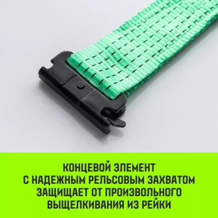 Ремень стяжной Евроборт (концевики ласточкин хвост) HITCH REGULAR 50 мм STF 400 DaN 3600 кг 4 м. (SZ068106) купить в Когалыме