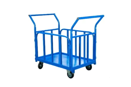 Тележка платформенная TOR ТП-Б (800х1400) с бортами и двумя ручками (колеса 160) 1048699 купить в Когалыме