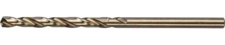 Сверло ЗУБР "ЭКСПЕРТ" КОБАЛЬТ по металлу, цилиндрический хвостовик, быстрорежущая сталь Р6М5К5, класс точн. А1, 3х61мм 4-29626-061-3 купить в Когалыме