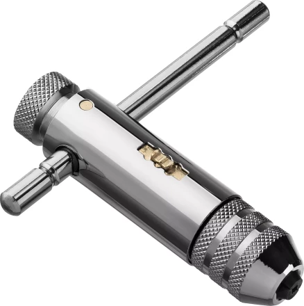 Метчикодержатель ЗУБР "ПРОФЕССИОНАЛ" с храповым механизмом и реверсом М3 - М10, 85 / 100 мм 28137-85_z01 купить в Когалыме