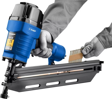 ЗУБР SN21 80 х 3.1 мм, реечные гвозди рифленые оцинкованные, 2010 шт (305396-80) купить в Когалыме