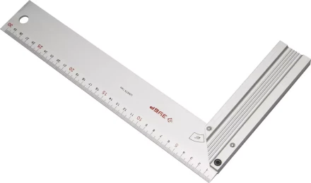 Угольник ЗУБР "ЭКСПЕРТ" столярный, жесткое профилированное полотно, усиленная алюминиевая рукоятка, 300мм 34395-30 купить в Когалыме