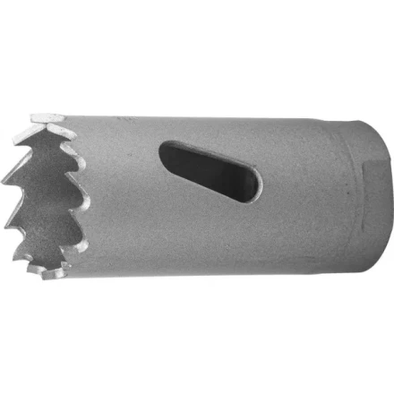 Коронка ЗУБР "ЭКСПЕРТ" биметаллическая, быстрорежущая сталь, глубина сверления до 38мм, d-22мм 29531-022_z01 купить в Когалыме