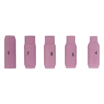 Набор керамических сопел Denzel 93656, № 4, 5, 6, 7, 8 купить в Когалыме