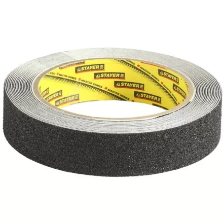 Клейкая лента, STAYER Profi 12270-25-05, противоскользящая, 25мм х 5м 12270-25-05 купить в Когалыме